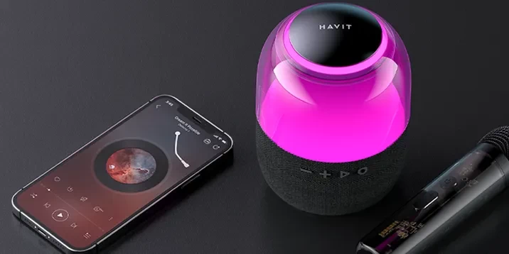 loa Bluetooth Karaoke Mini Havit SK894BT - Công nghệ kết nối Bluetooth 5.0 ổn định
