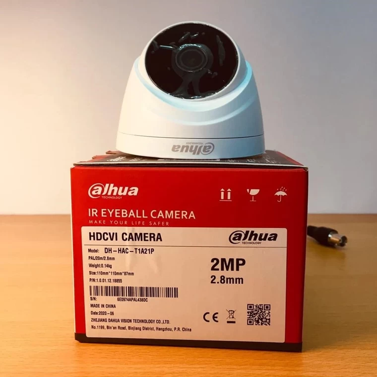 Camera tròn Dahua DH-HAC-T1A21P chất lượng hình ảnh Full HD