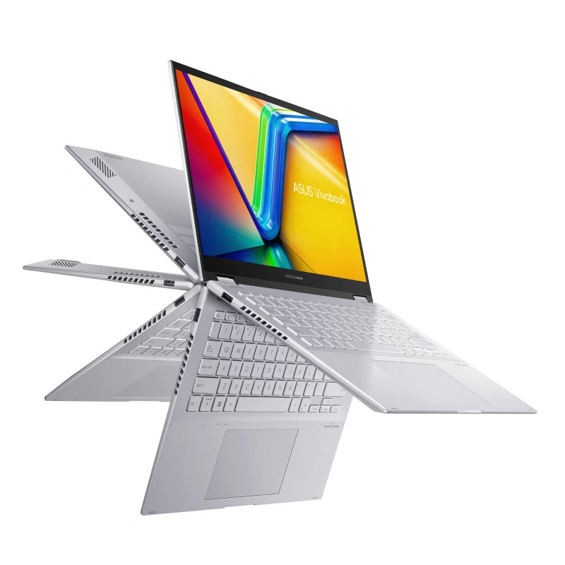 Laptop ASUS Vivobook S 14 Flip TP3402VA-LZ118W có thể xoay gập linh hoạt với bản lề 360° đột phá