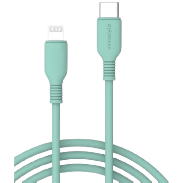 Cáp Sạc Nhanh INNOSTYLE JAZZY 18W USB-C TO LIGHTNING 1.2M chuẩn MFI Blue