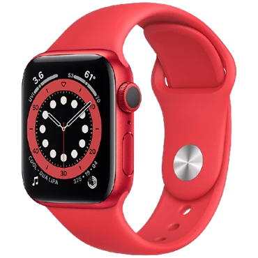Apple Watch Series 6 (GPS) 44mm - Viền nhôm dây cao su - Chính hãng VN/A Red