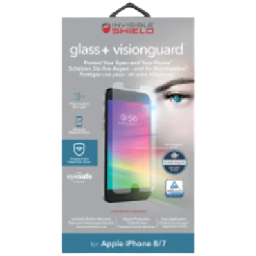 Miếng dán màn hình InvisibleShield Glass+ VisionGuard-iPhone 7/8 Black