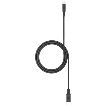 Cáp USB-C to Lightning Mophie 1.8M White/Black - Chính hãng Black