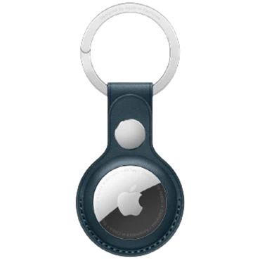 Dây đeo Apple AirTag Leather Key Ring - Chính hãng Apple Việt Nam Blue