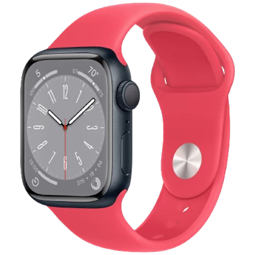 Apple Watch Series 8 GPS + Cellular, 45mm - Viền nhôm dây cao su - VN/A Red