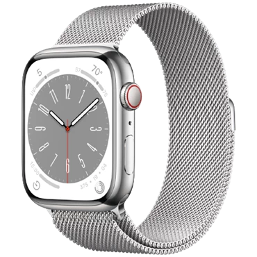 Apple Watch Series 8 GPS + Cellular, 45mm - Viền thép dây thép - VN/A Silver