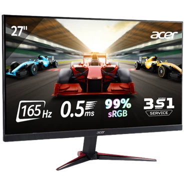Màn hình Acer VG270S (27inch/FHD/IPS/165Hz/2ms/ 250nits/HDMI+DP+Audio) Đen