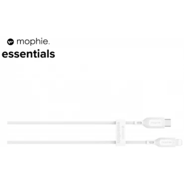 Cáp Mophie Essentials USB-C to Lightning 1M - Chính hãng Trắng