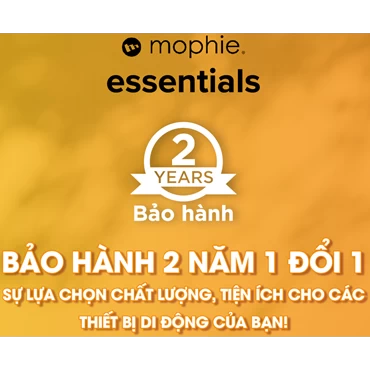 Củ sạc Mophie Essentials PD 30W 1C White - 409912207 - TBH - 330 Nguyễn Trãi, Thanh Xuân, Hà Nội - TBH Trắng