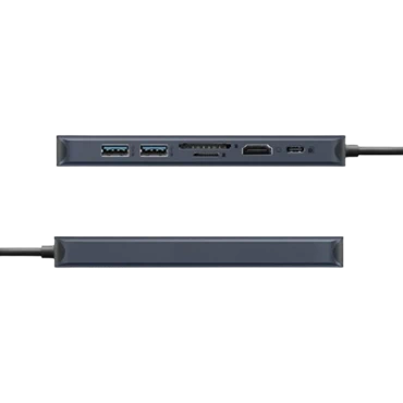 Cổng Chuyển Hyperdrive Next 7-In-1 Port Usb-C Cho Laptop/Macbook HD4003GL Gray