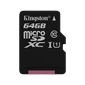 Thẻ nhớ Kingston 64GB Class 10 - Chính hãng Black