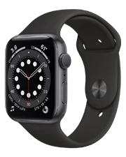 ĐH Apple Watch Series 6 GPS, 40mm Space Gray Aluminium Case with Black Sport Band - Regular, VN/A - TBH - 221 Cần Thơ