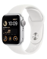 Apple Watch SE 2022 GPS, 44mm – Viền nhôm dây cao su (VN/A)